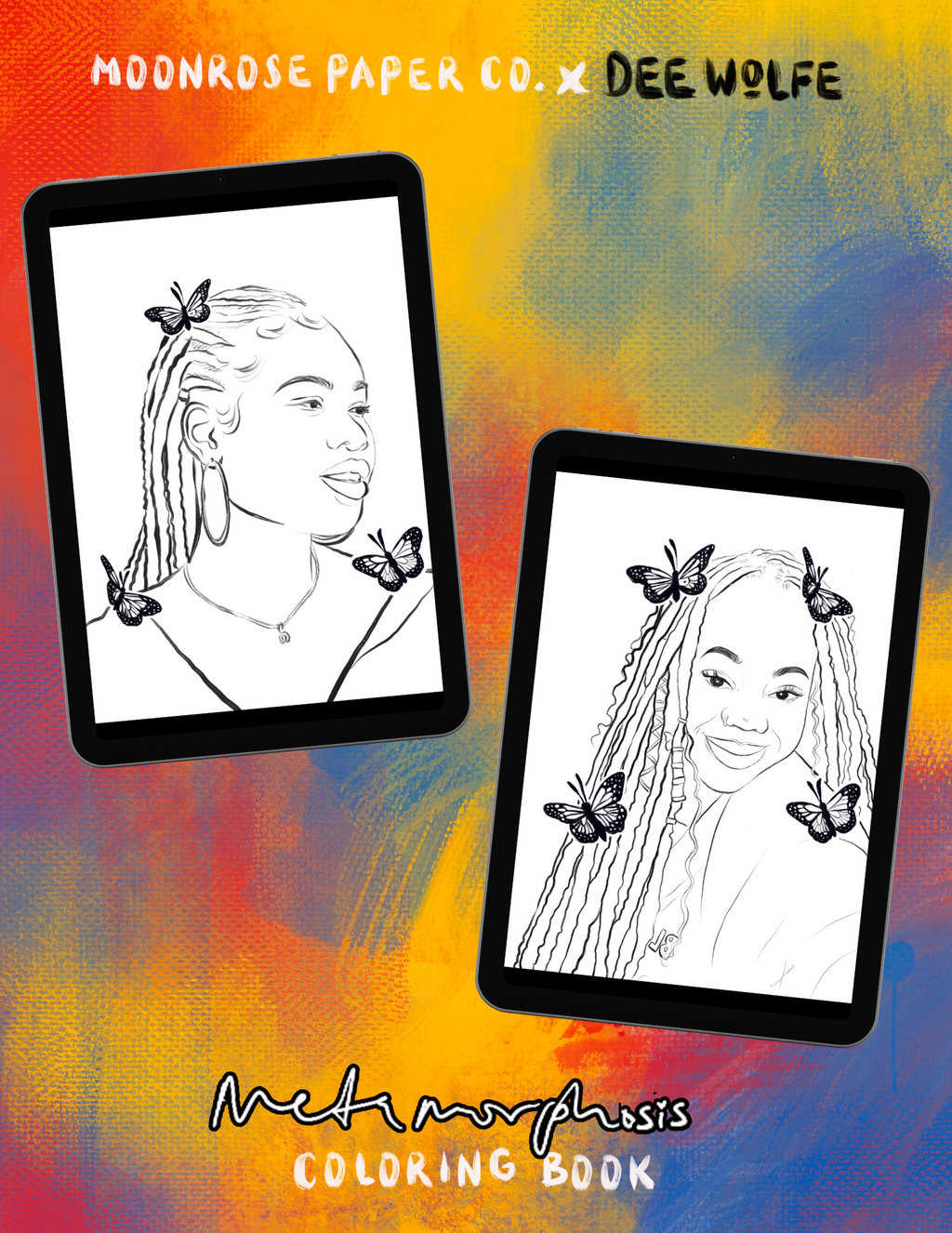 Metamorphosis Digital Coloring book