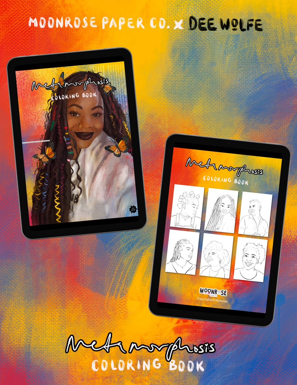 Metamorphosis Digital Coloring book