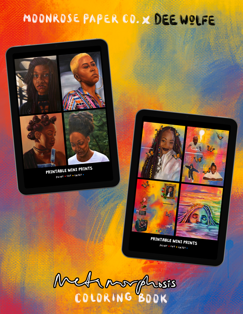 Metamorphosis Digital Coloring book
