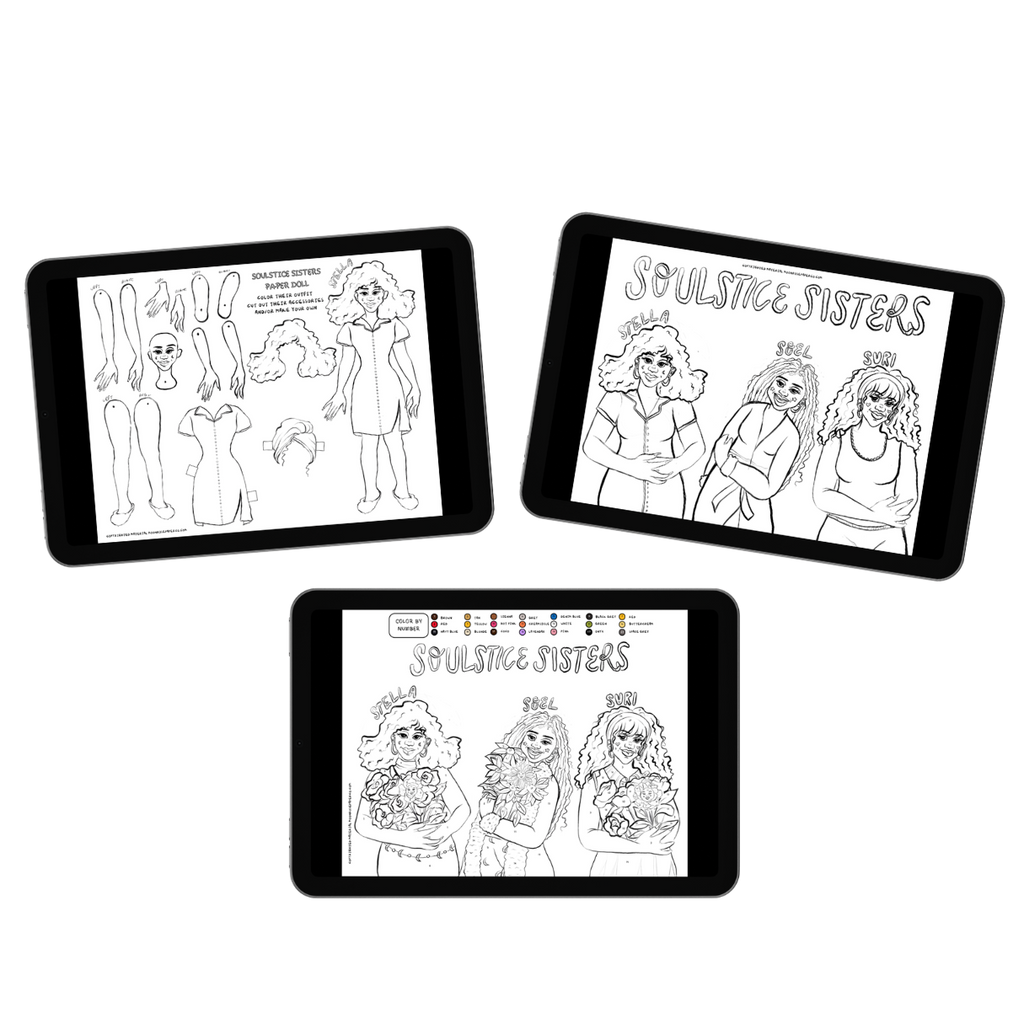 Soulstice Sisters Coloring Activity Book