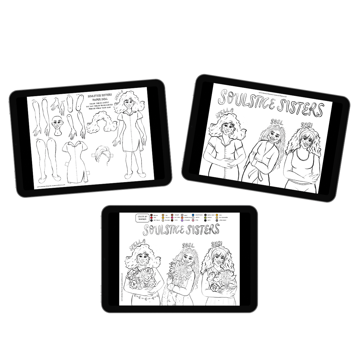 Soulstice Sisters Coloring Activity Book