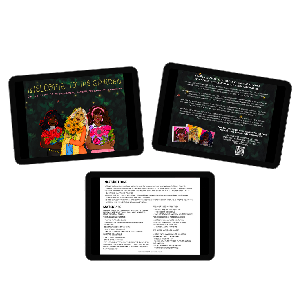 Soulstice Sisters Coloring Activity Book