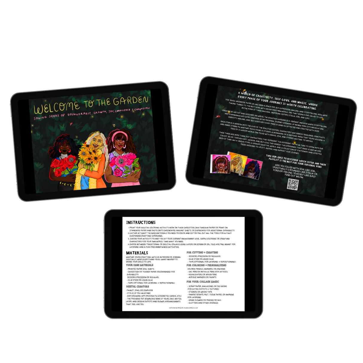 Soulstice Sisters Coloring Activity Book