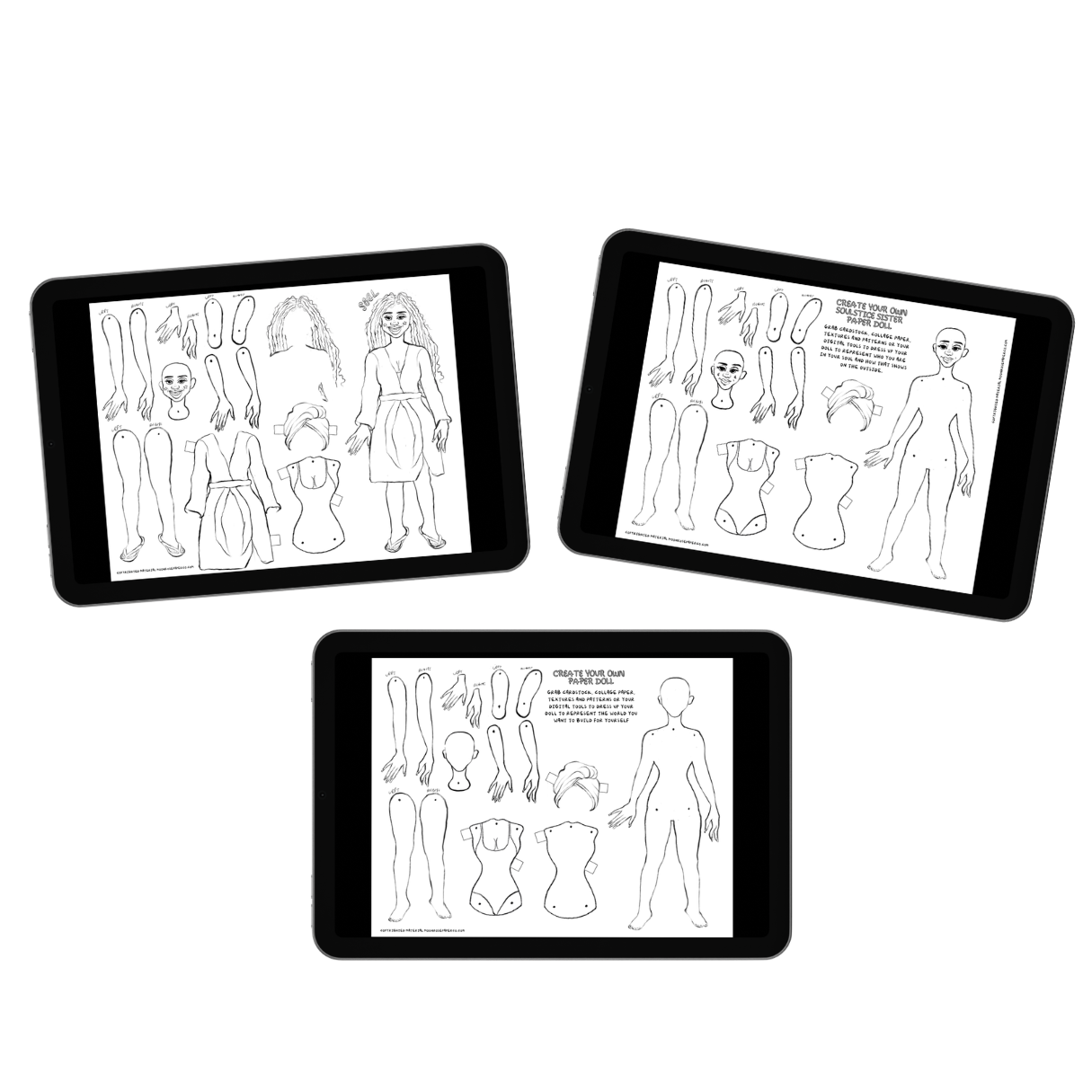 Soulstice Sisters Coloring & Activity Pages