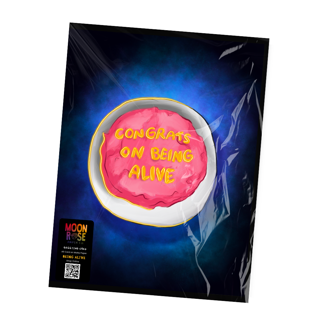Cosmic Saddies Greeting Cards
