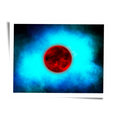 Crimson Moon Wall art Print