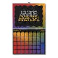 Hues of The Soul Printable Digital Monthly Calendar