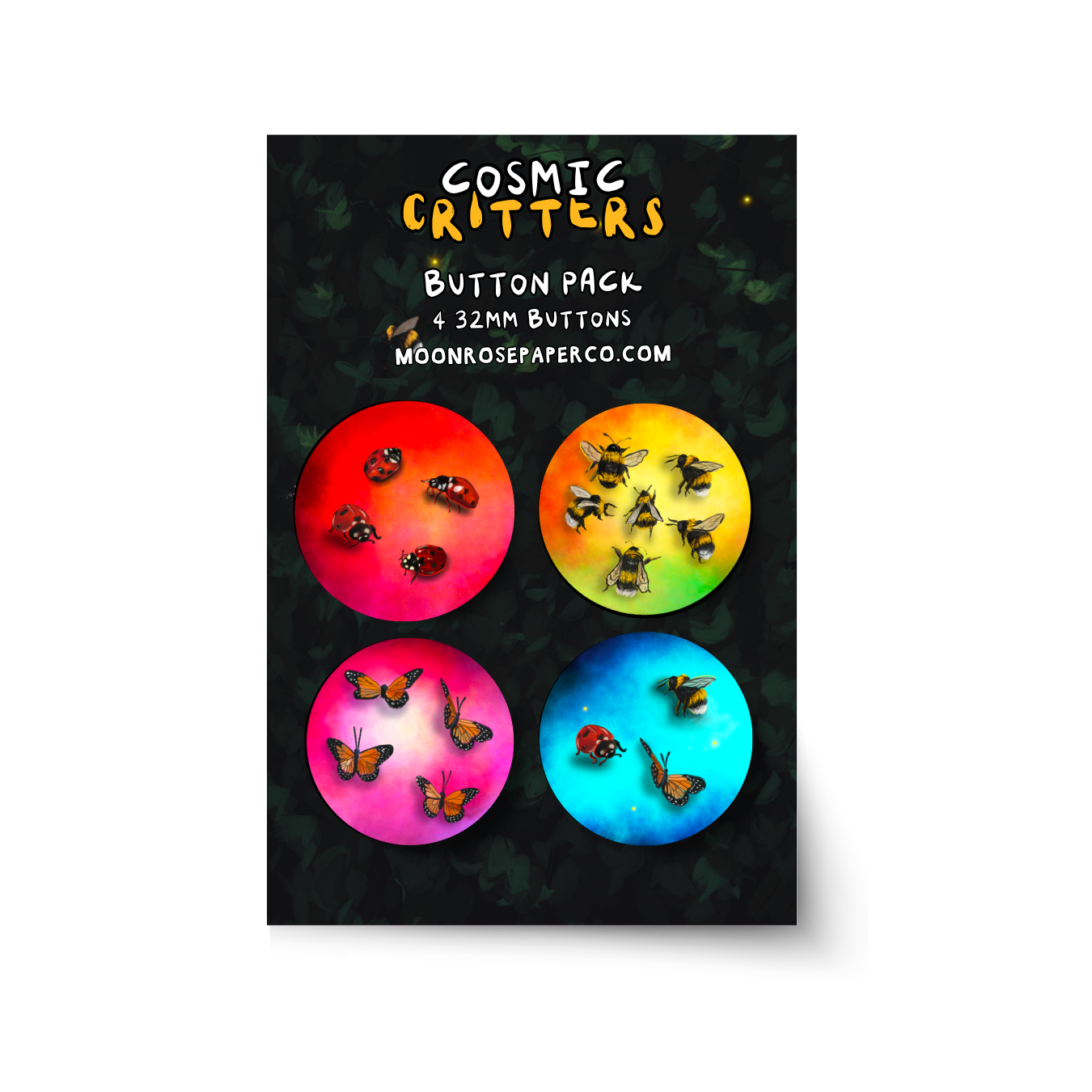 Cosmic Critters Button Pack