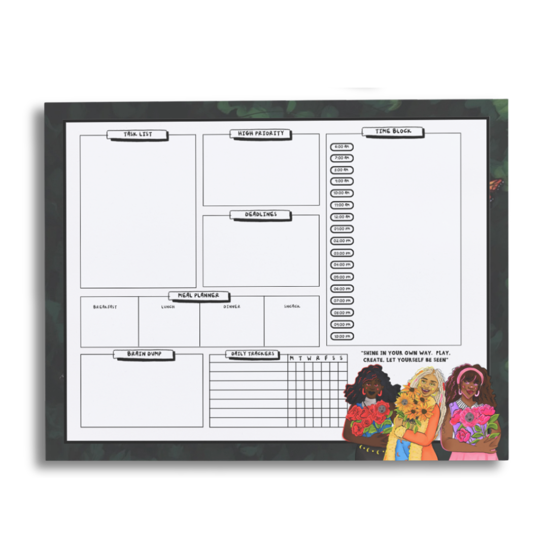 Weekly/Daily Dashboard Reusable Notepad