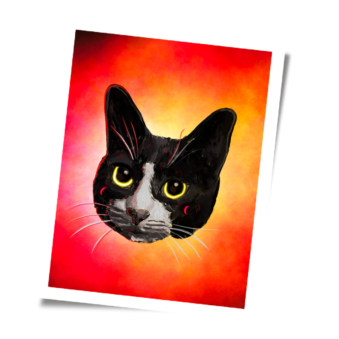 Black Onyx Wall art Print