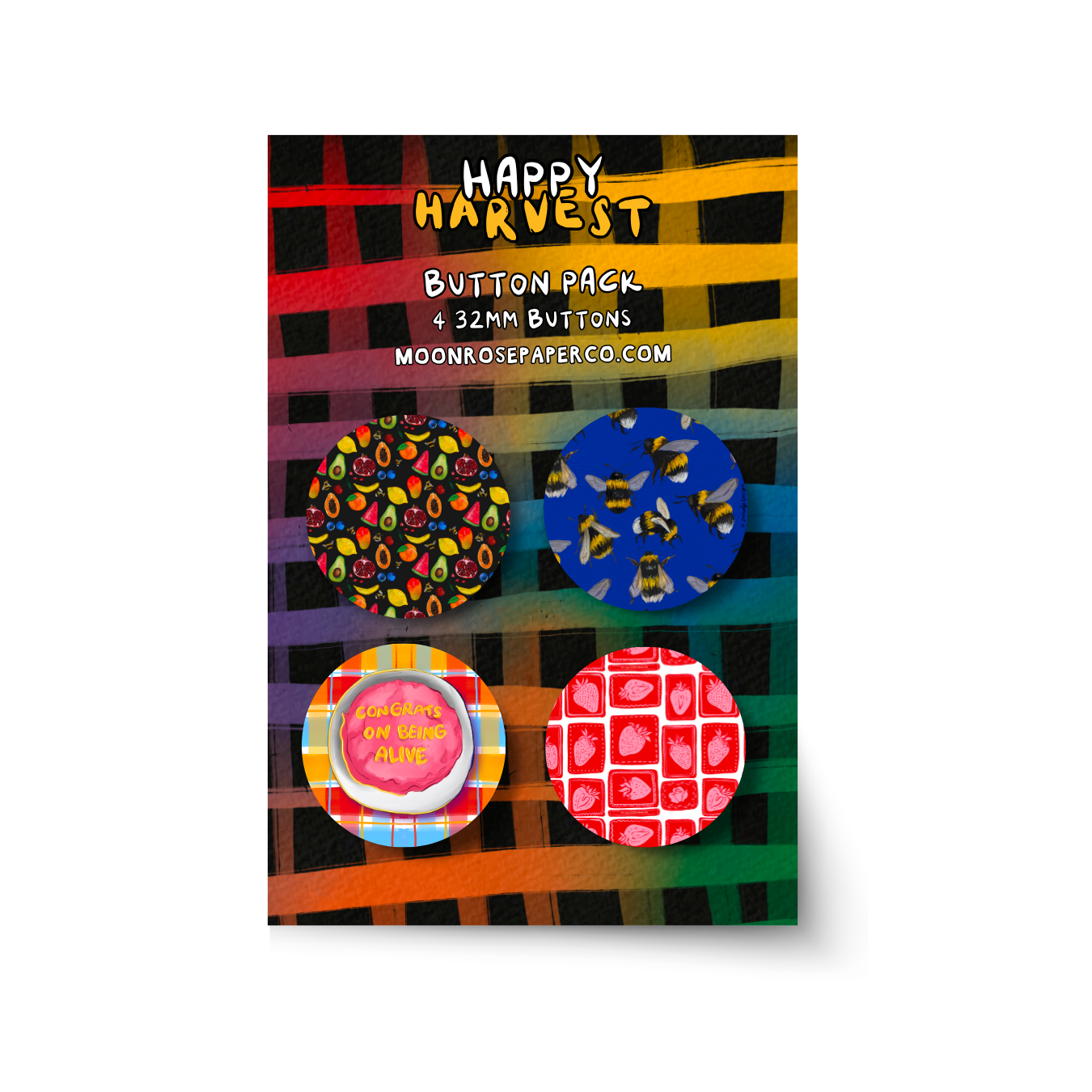 Happy Harvest Button Pack