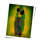 Jamaican Groove Wall art Print