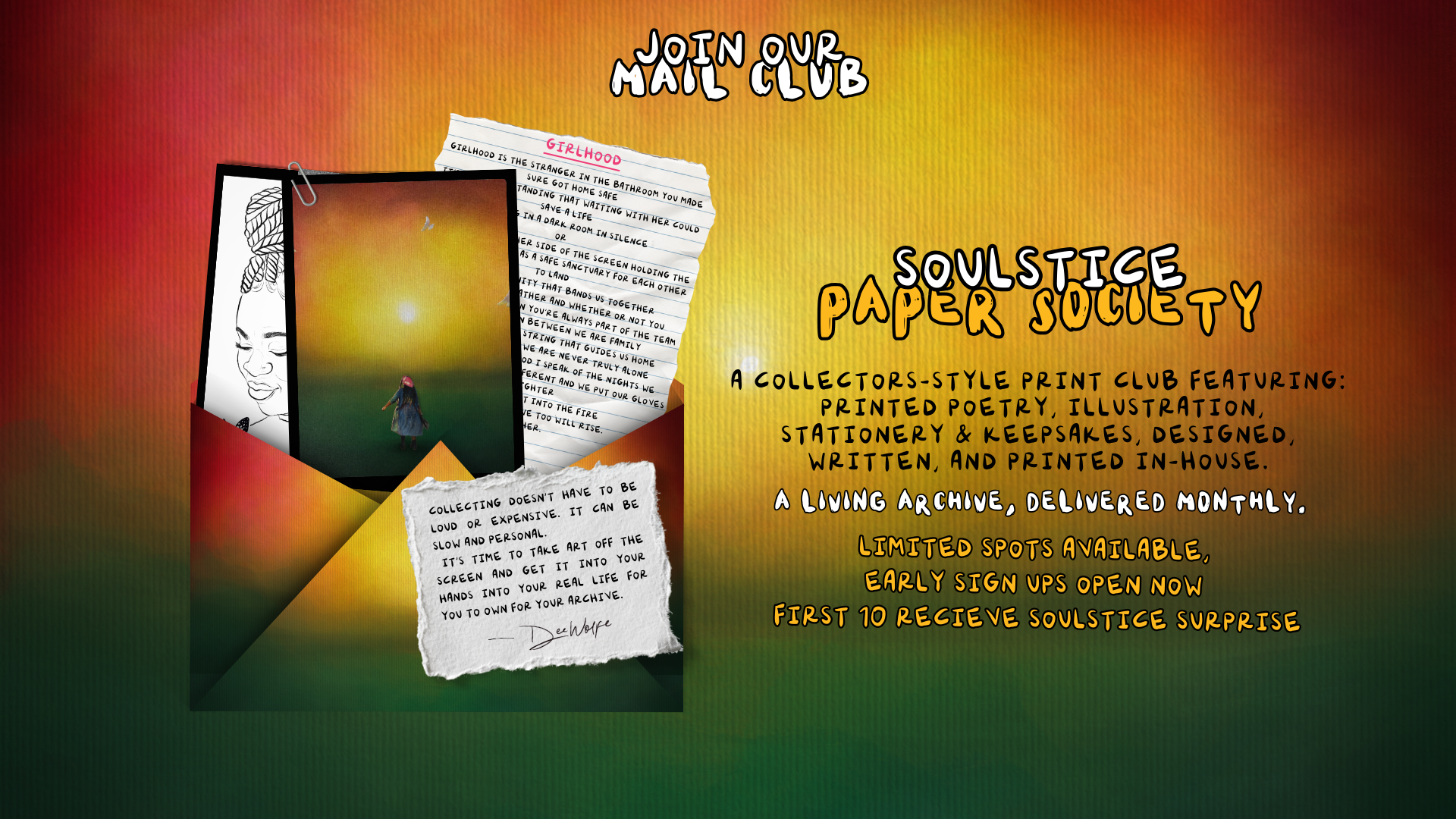Soulstice Mail Club
